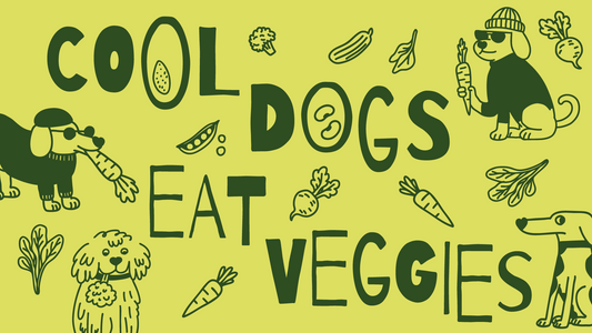 Cool Dogs eat Veggies 🌱🐾