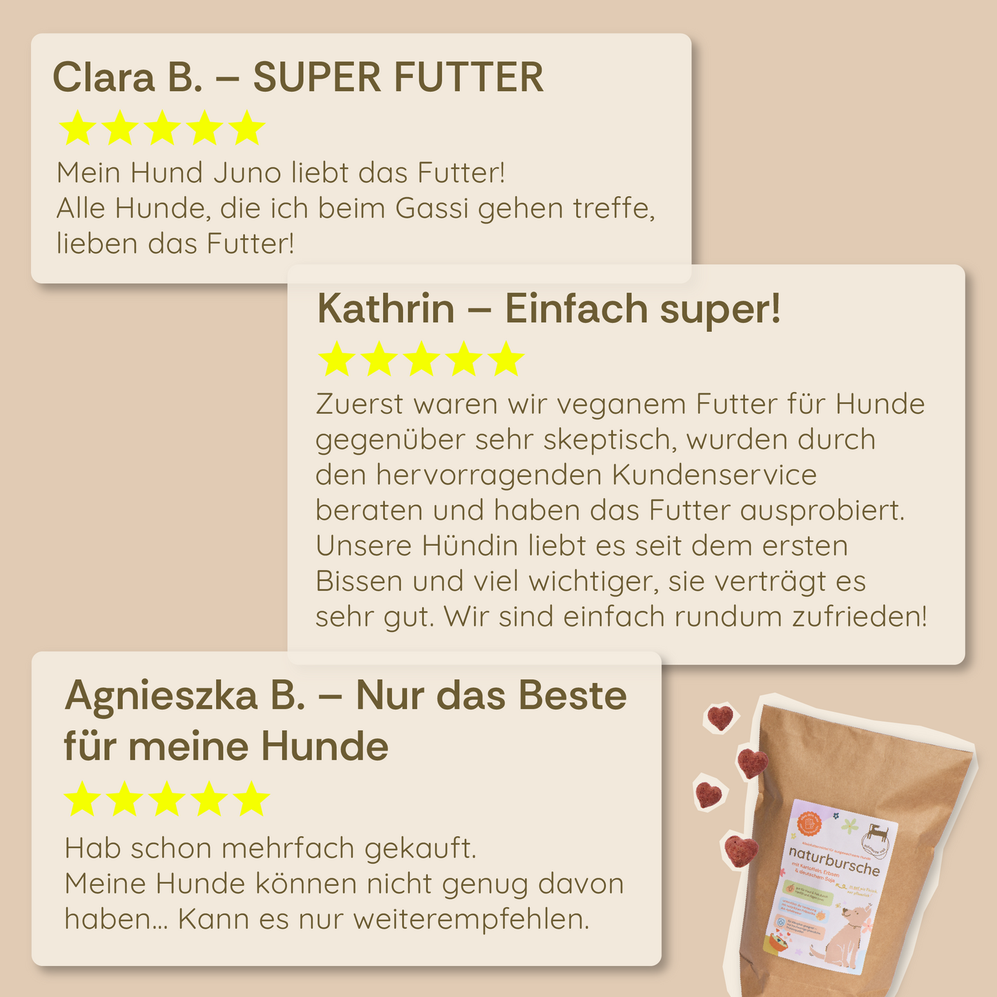naturbursche — mit Kartoffeln, Erbsen & deutschem Soja 10kg