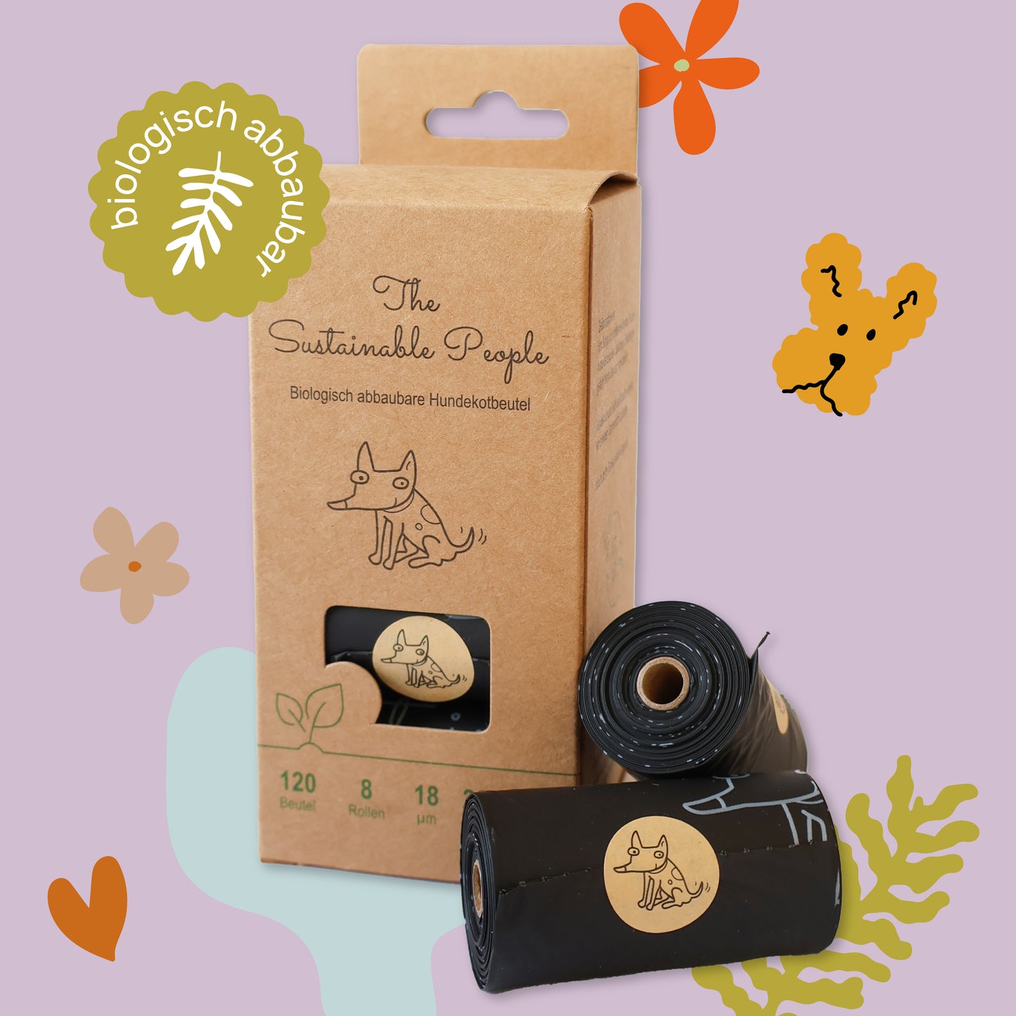 kompostierbare Hundekotbeutel
