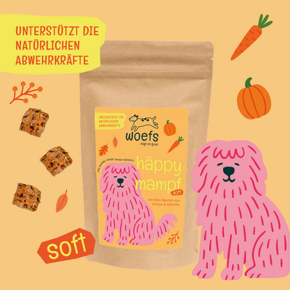 häppy mampf — mit Kürbis & Karotte 125g