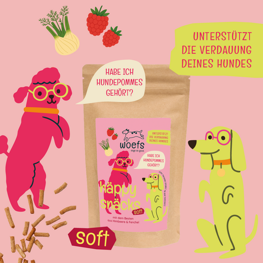 häppy snäcks — mit Kartoffel, Himbeere & Fenchel