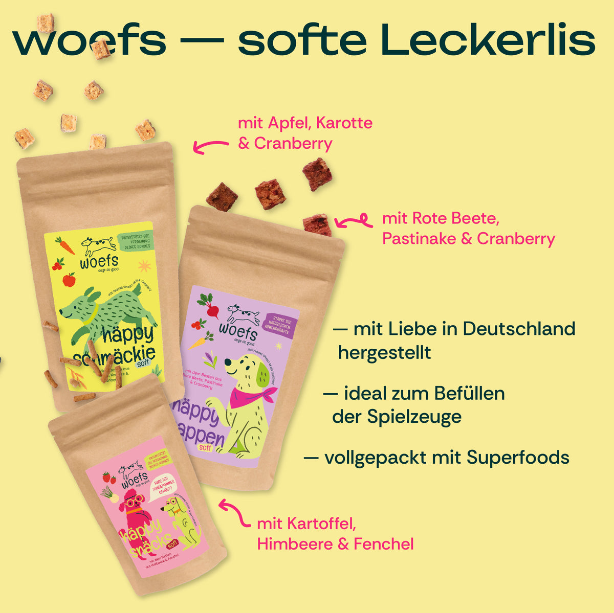 Häppy Schnüffelpaket – Leckerlis & Schnüffel-Spaß! 🐶