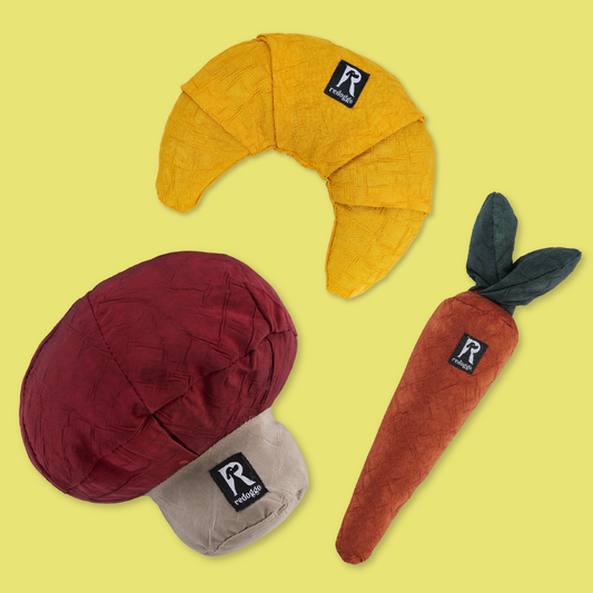 Redoggo Schnüffelkollektion – Croissant, Pilz & Karotte